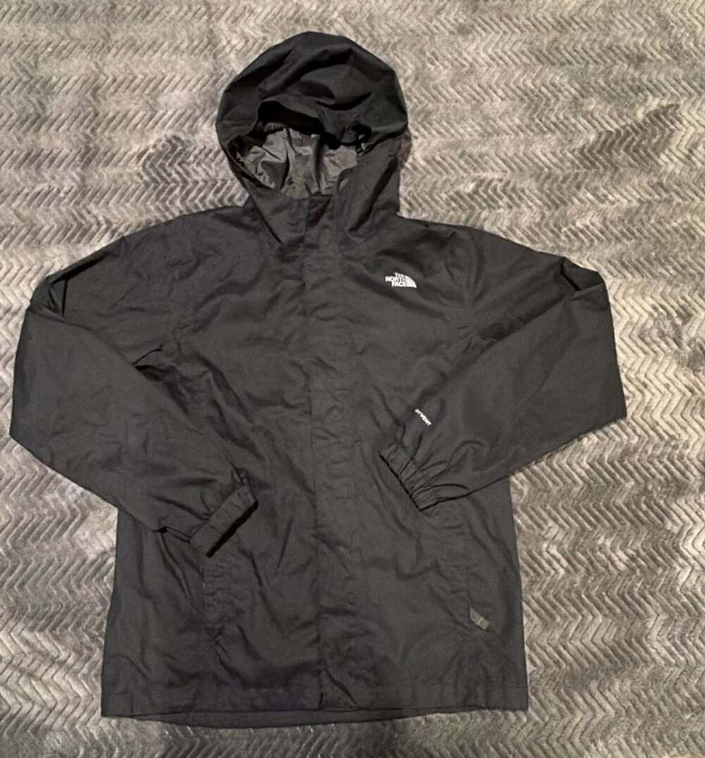 The North Face Jacket Size L (14/18) Black Rain Windbreaker
